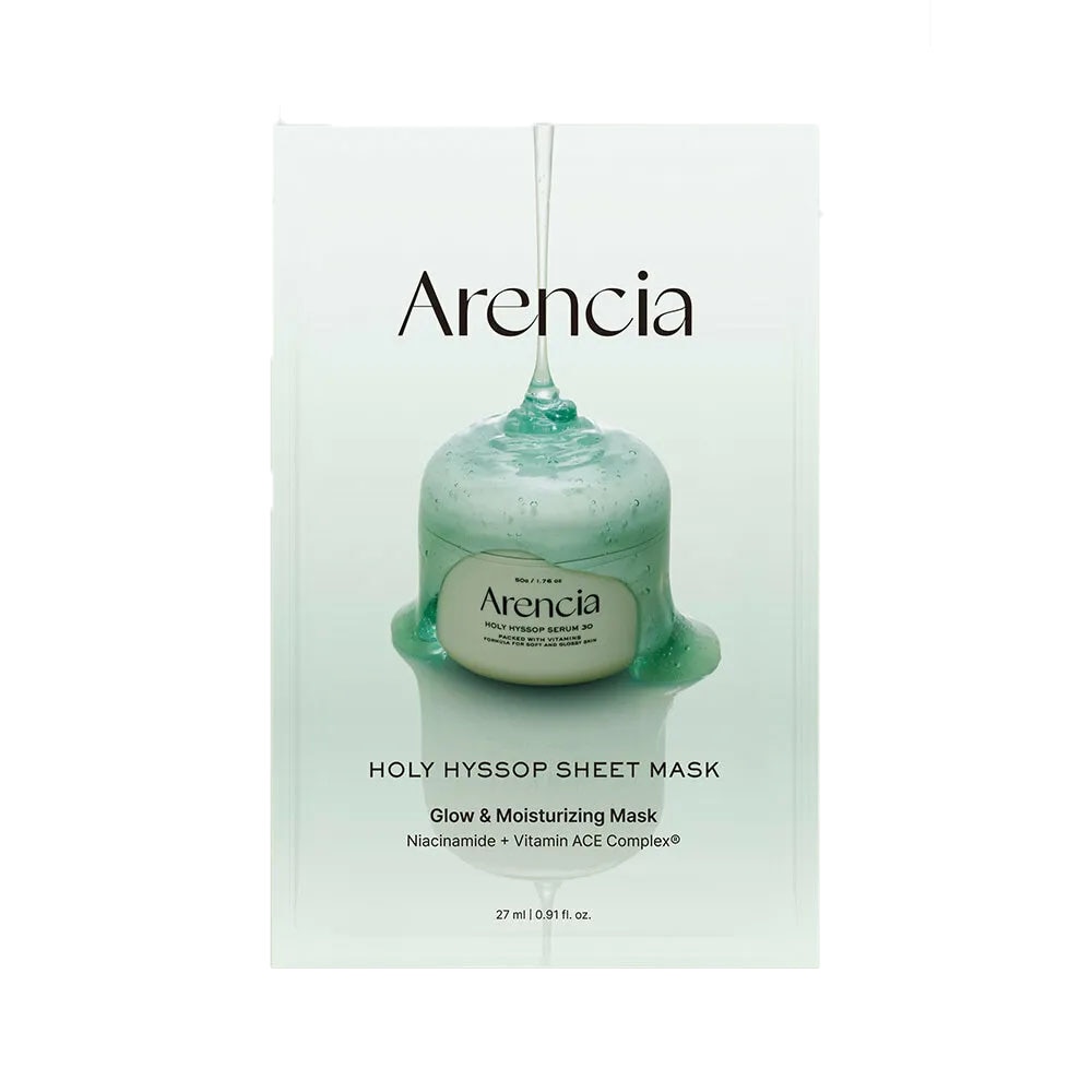 HOLY HYSSOP SHEET MASK (MASCARILLA FACIAL EN HOJA)